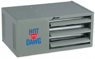 Modine’s Hot Dawg Gas Garage Heaters