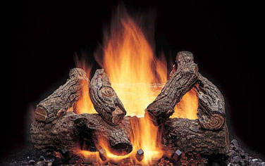 Fireplace flames